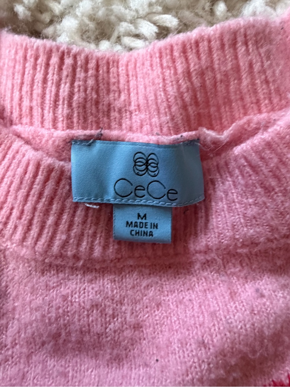 Soft knit sweater dog pet doggy mom matching outfits mom by CeCe Solid pink - Picture 7 of 7